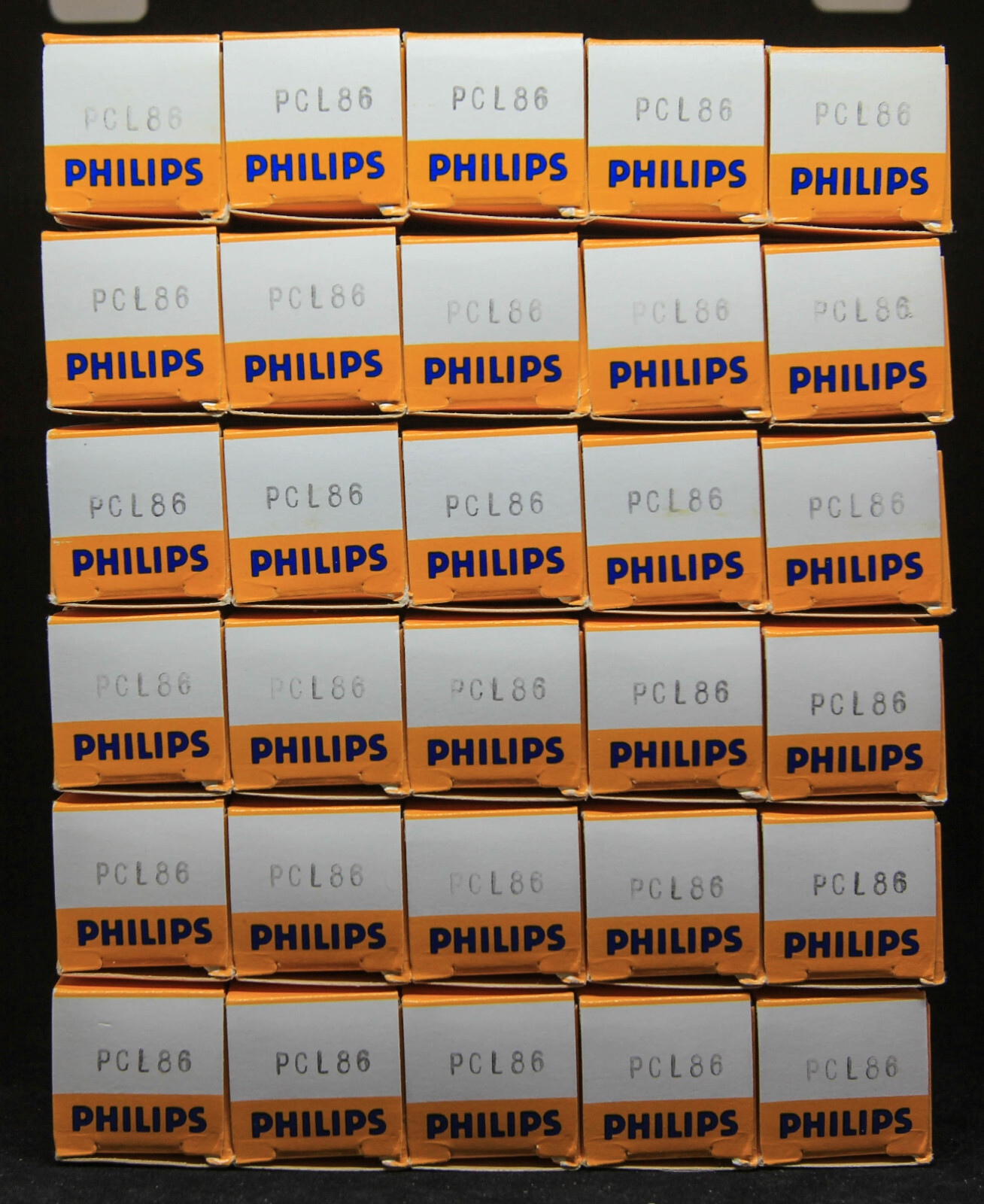 Philips / Amperex (Heerlen) PCL86 – matched quartet NOS