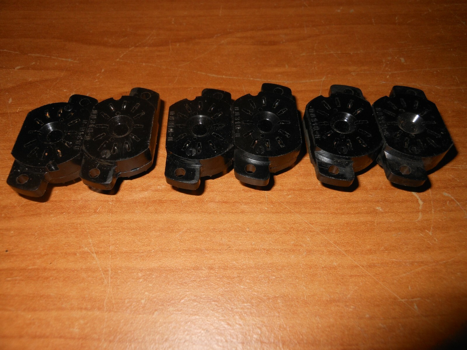 6 NEW Sockets for nixie tube IN-12A IN-12B IN-12 IN-15 IN-15A IV-22. Never used!