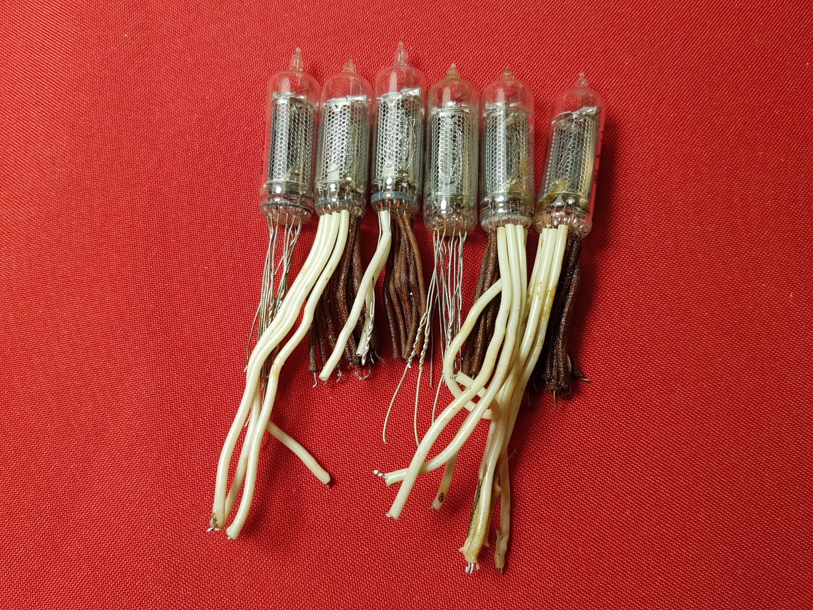 IN-16 IN16 Nixie Tube ussr vintage (OLD FONT TYPE) RARE USED TESTED 6pcs