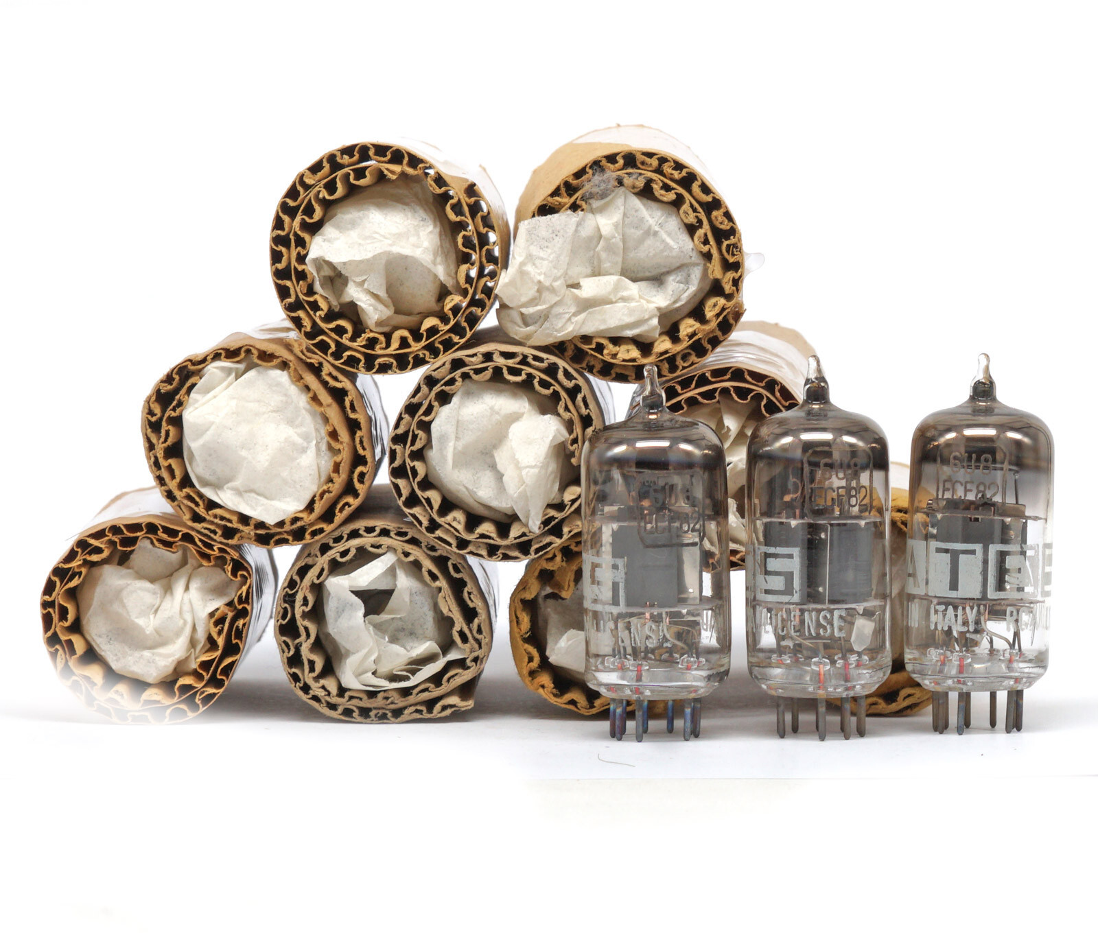 ONE 6U8/ECF82 ATES RCA NOS ITALY Tube Valvola Lampe Valvula valve 진공관 真空管 电子管
