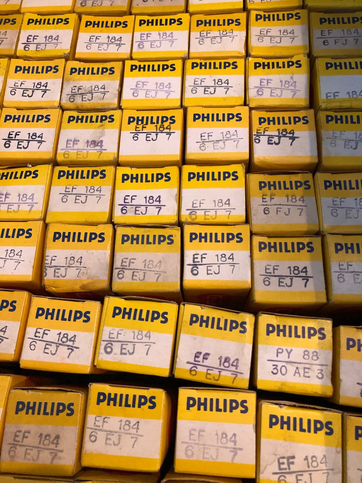 NOS NIB PHILIPS EF184 6EJ7 TUBE for H.H.SCOTT 345 350 C D Shindo Graaf Futterman