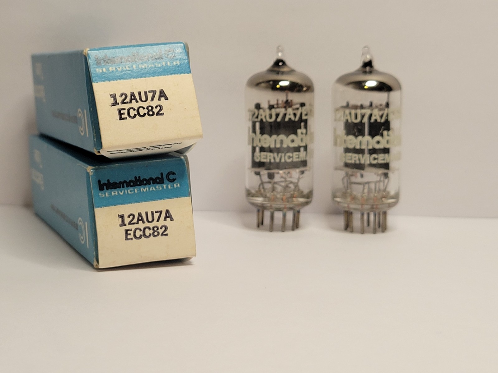 Matsushita 12au7a Low Noise (PAIR) NOS Test Very Strong Etracer