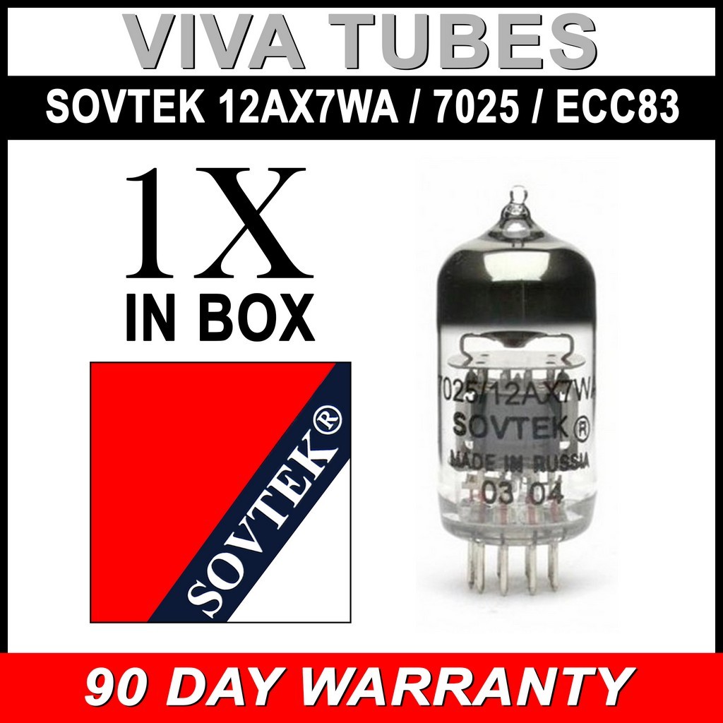 Gain Tested Sovtek 12AX7WA / 7025 / ECC83 Vacuun Tube – Brand New