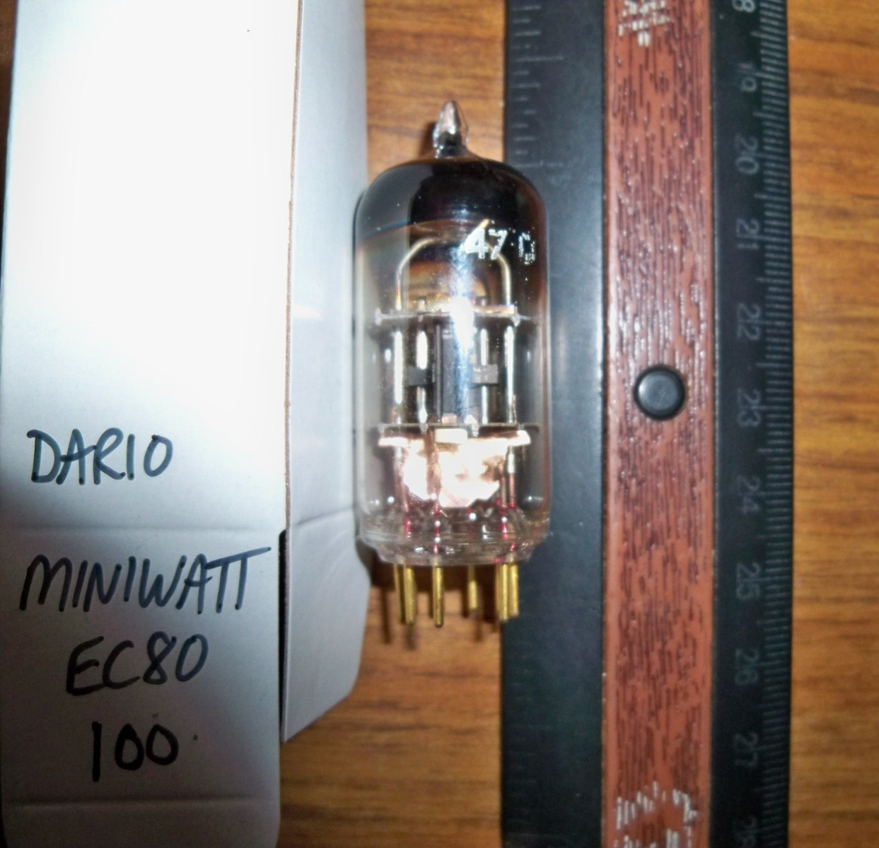 Strong DARIO MINIWATT GOLD PIN EC80 Tube – 100