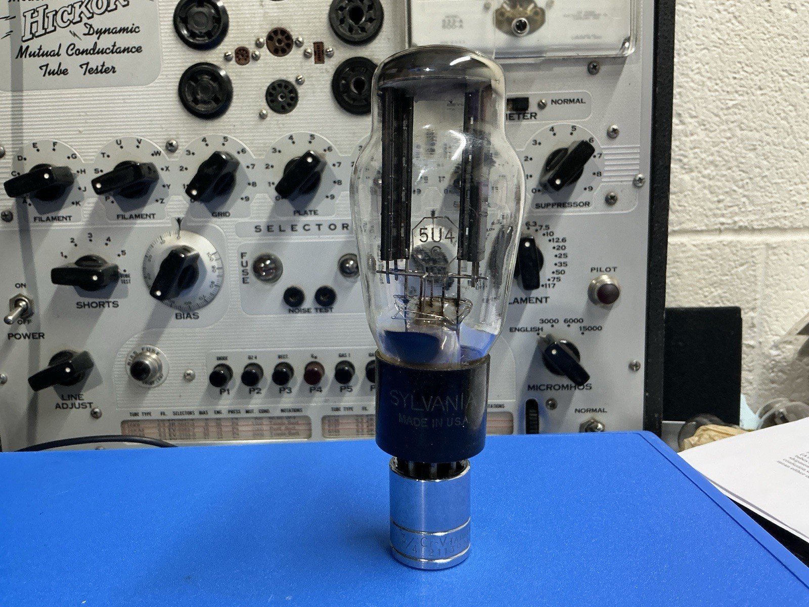 Strong Sylvania 5U4G Rectifier tubes – Tested VG – #R Code 413