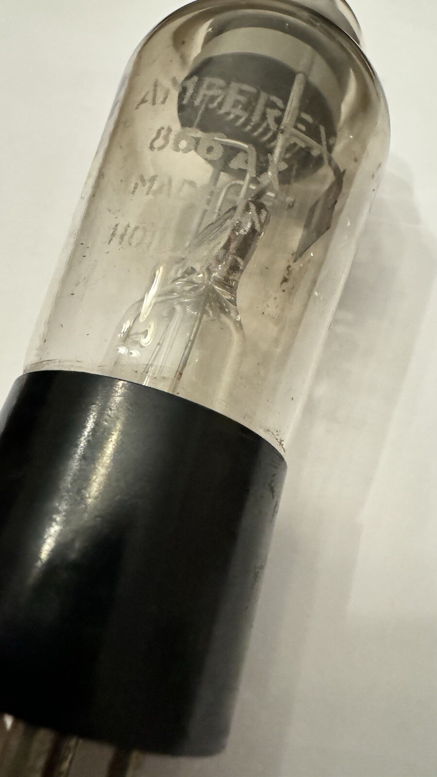 NOS Amperex 866AX Rectifier Vacuum Tube