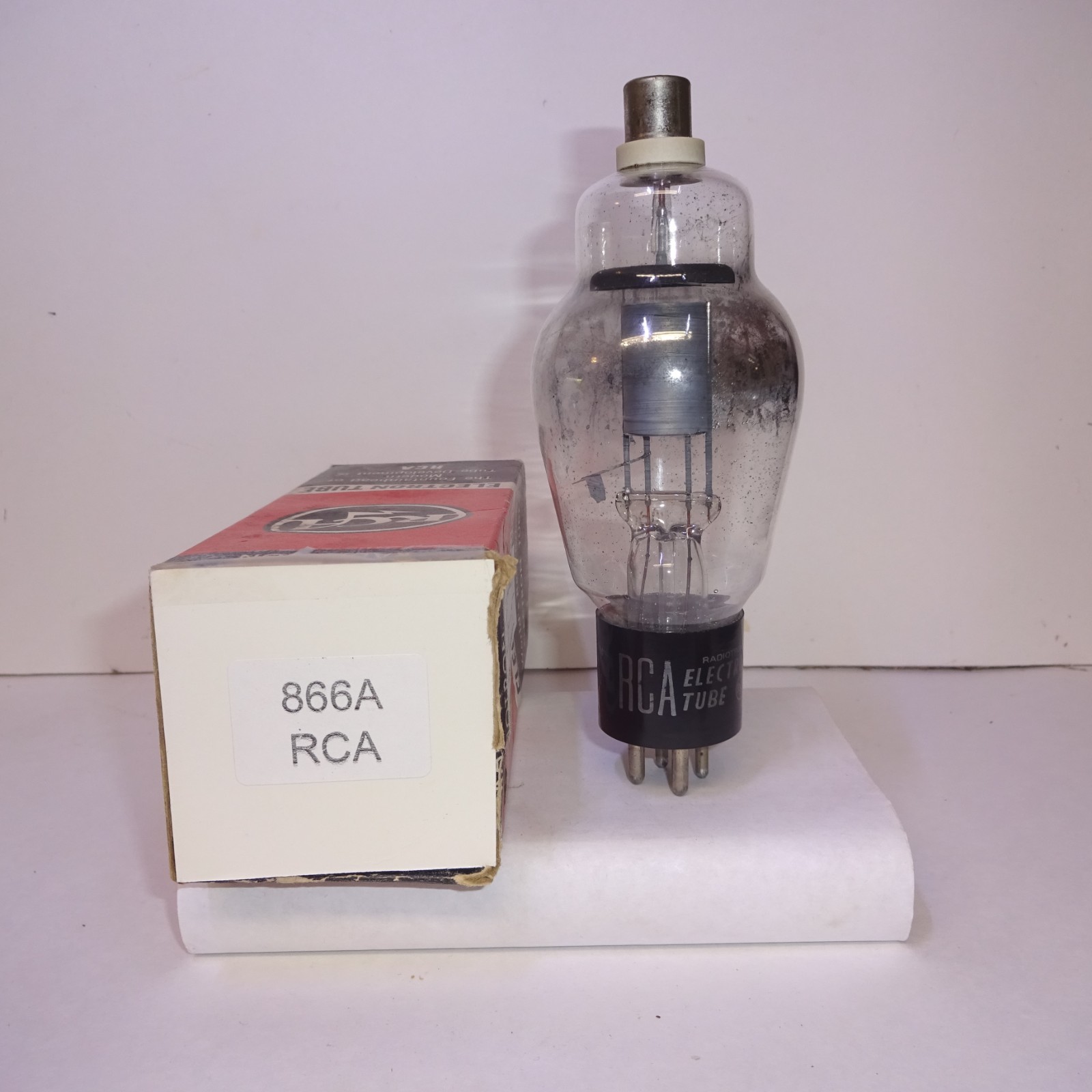 Qty 1, Vacuum Tube, 866A, RCA, Fully tested Hickok 539C