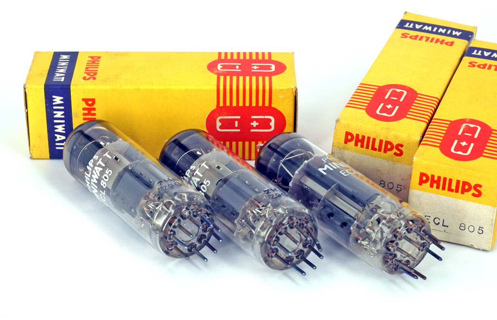 ONE ECL805 PHILIPS NOS ITALY Tube Röhre Valvula Valve Lampe TSF Valvola 진공관 真空管