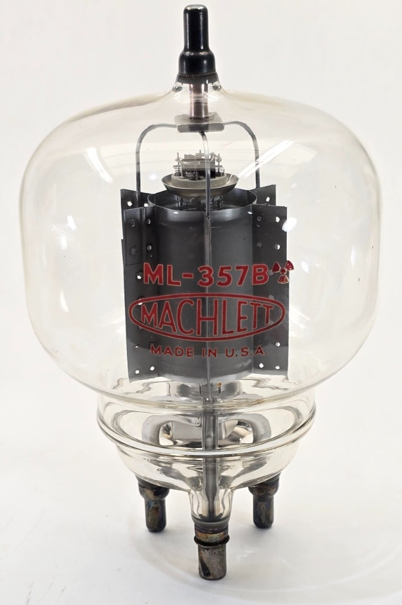 1948 Machlett ML-357B NOS Transmitting Tube – Raytheon / WHOM-AM Ridgefield Park