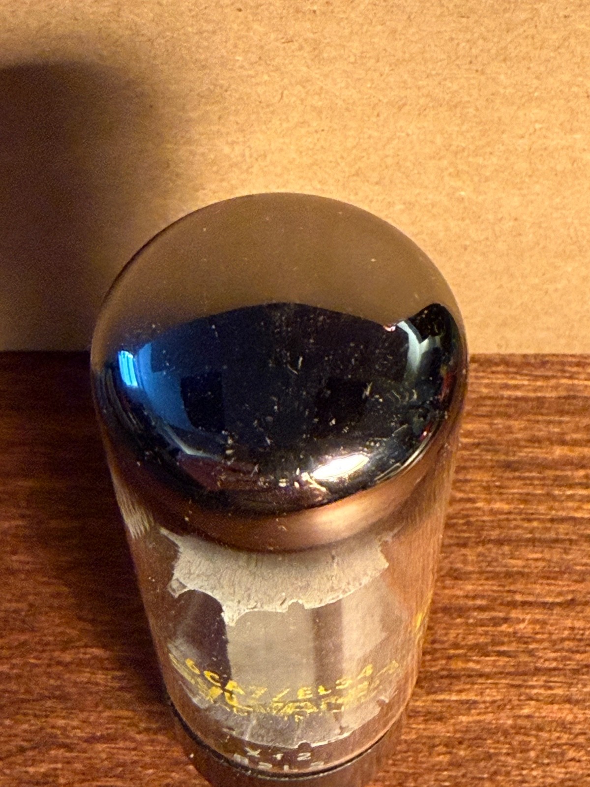 EL34/6CA7 Matched Pair Mullard made for Valvo and Sylvania, XF2, XF4 single halo