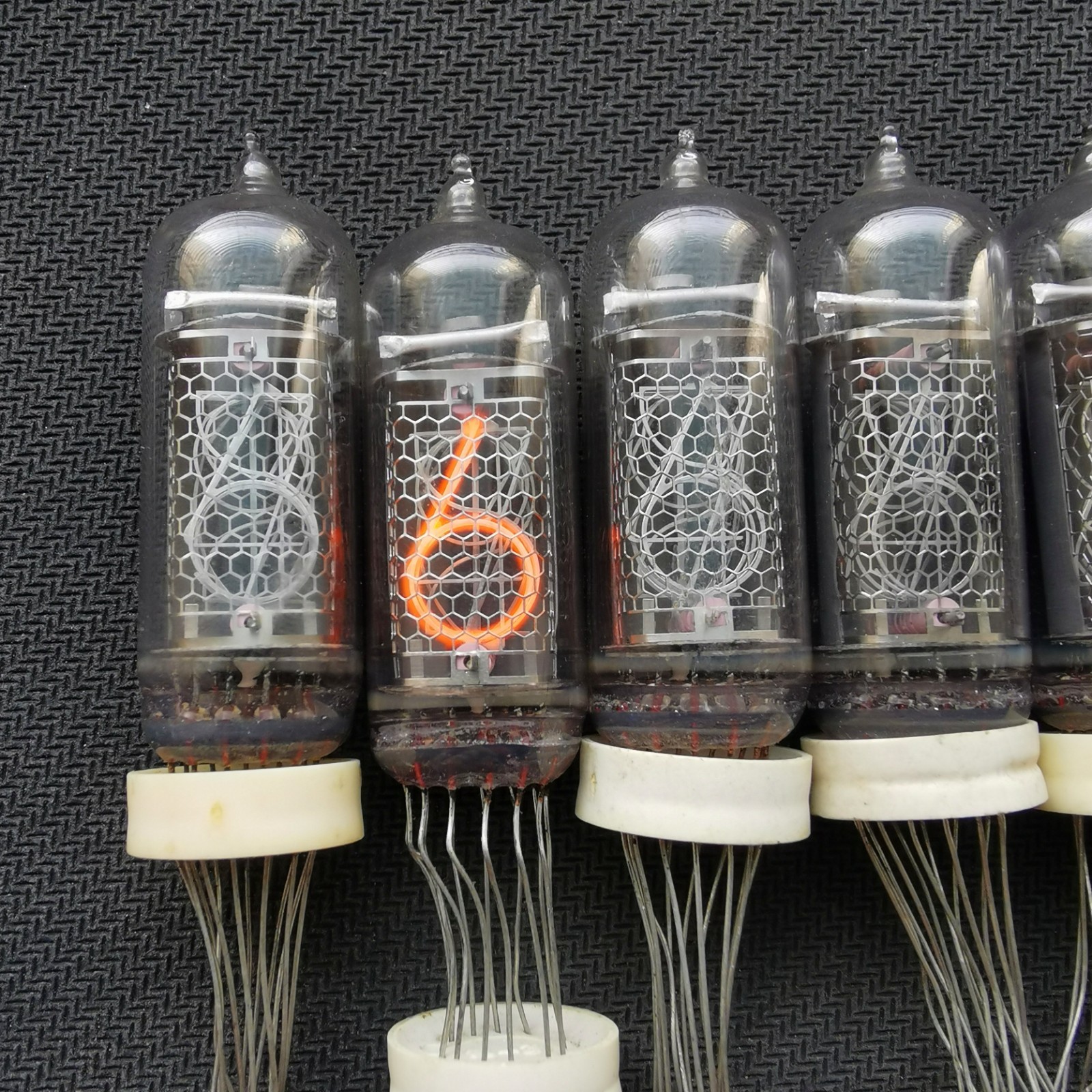 6pcs IN-14 IN14 ИН-14 NIXIE TUBES tested NEW for DIY NIXIE CLOCK soviet NOS