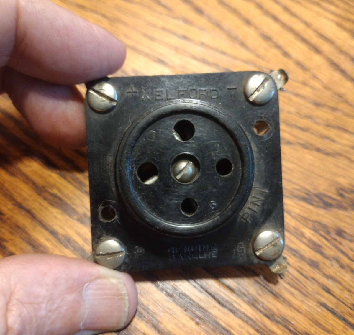 Vintage Bakelite Vacuum Tube Sockets