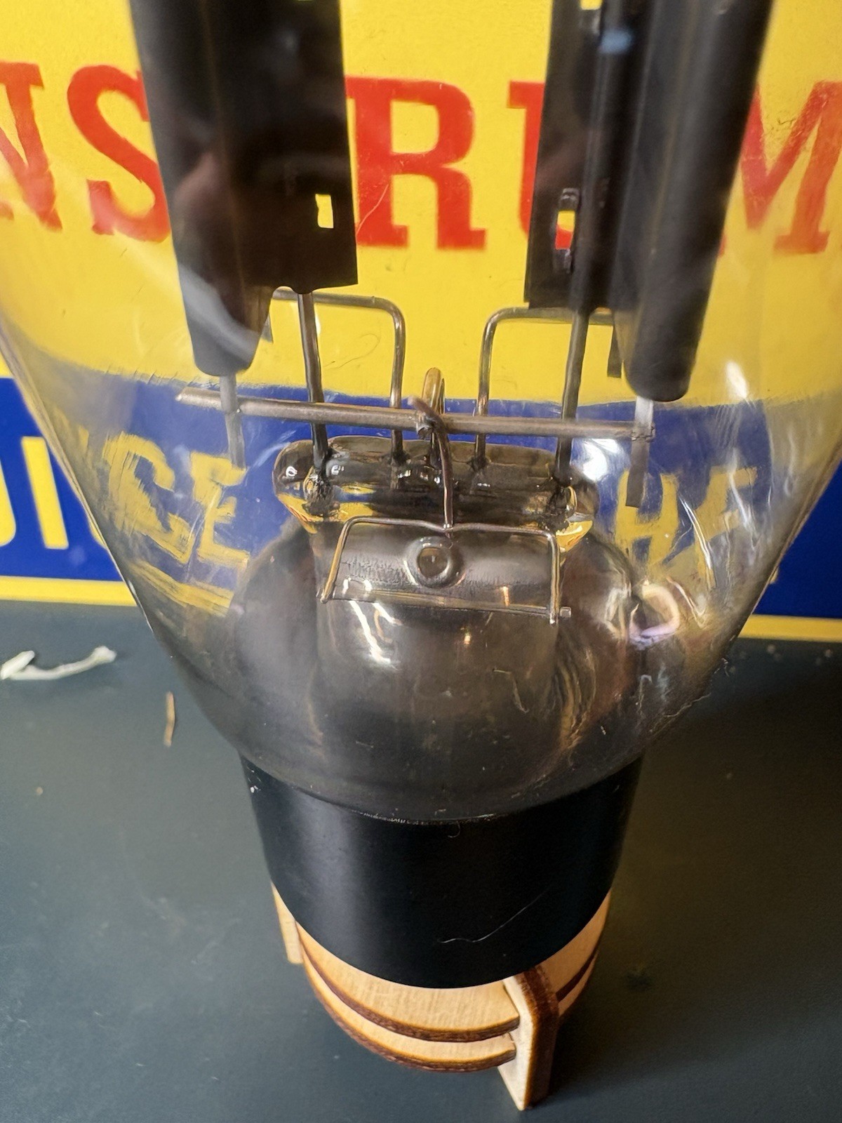 Tele-tone Raytheon 5U4G ST Bottle Black TPlate Rectifer TV7 Test ANOS&Balanced O