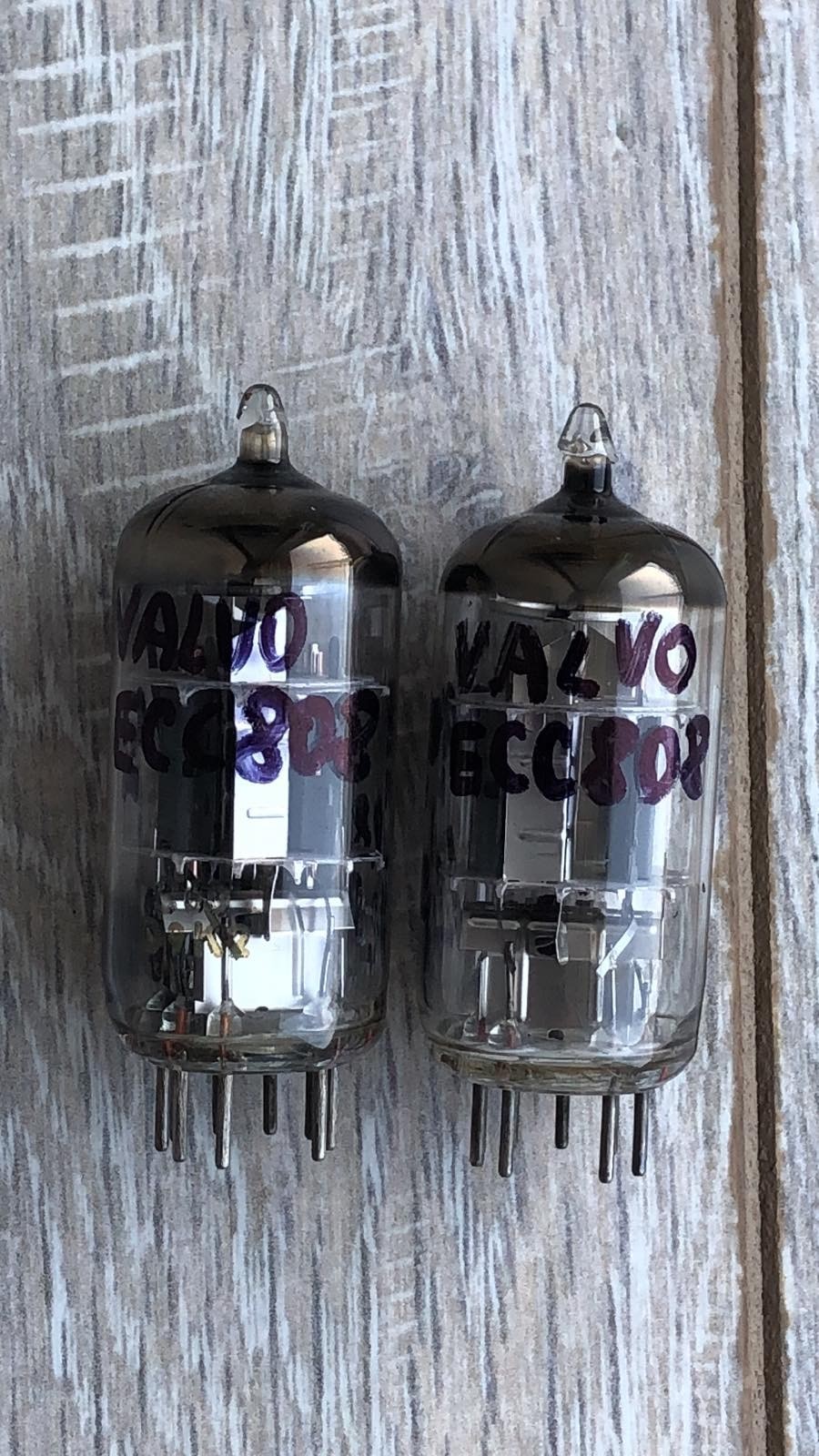 ECC808 VALVO MATCHED PAIR LOT 2 PCS TESTED for better sound