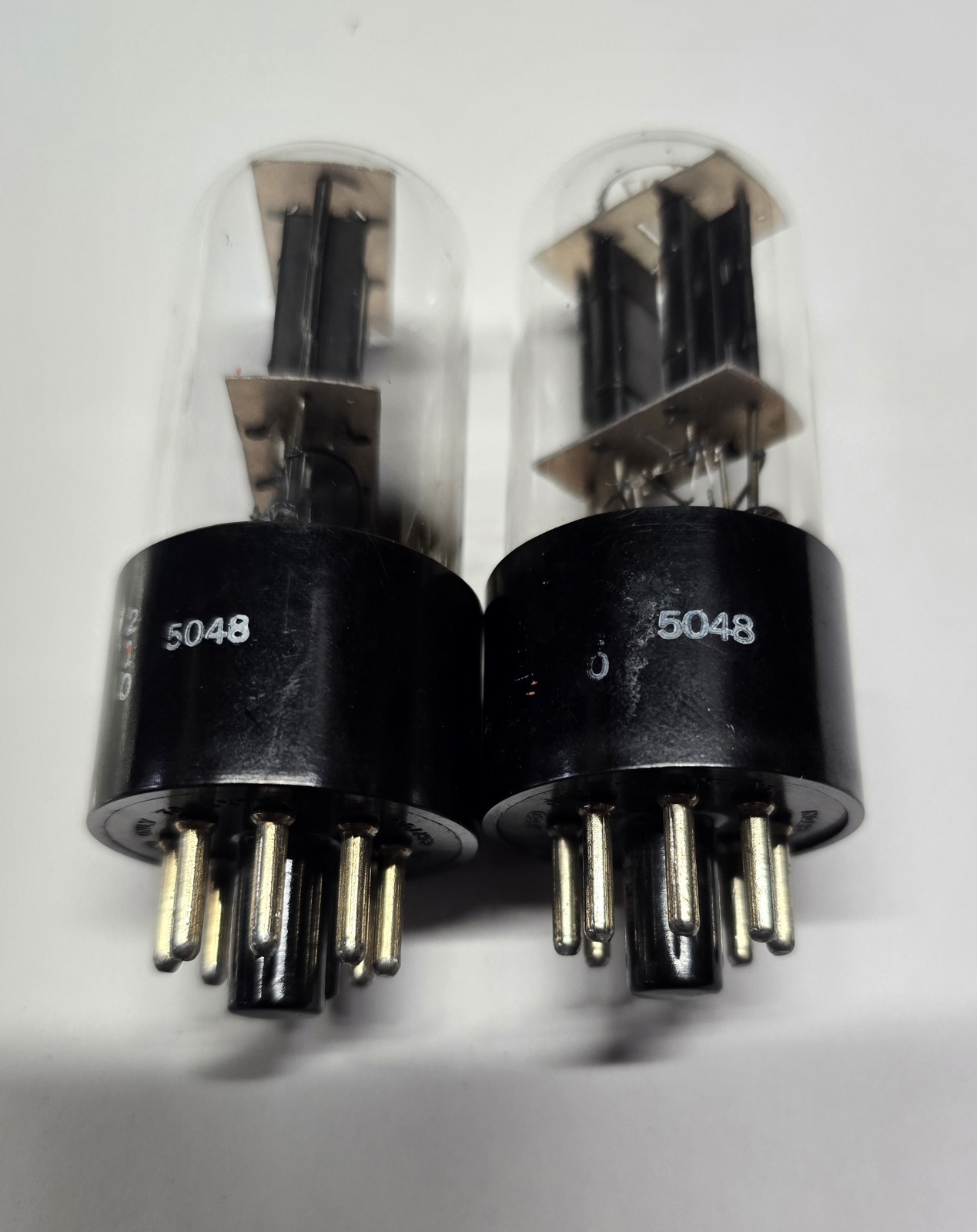 Hytron, Pair, 6SN7 GT, Test New, 1950 Date Code,Black Plates,Excellent Condition