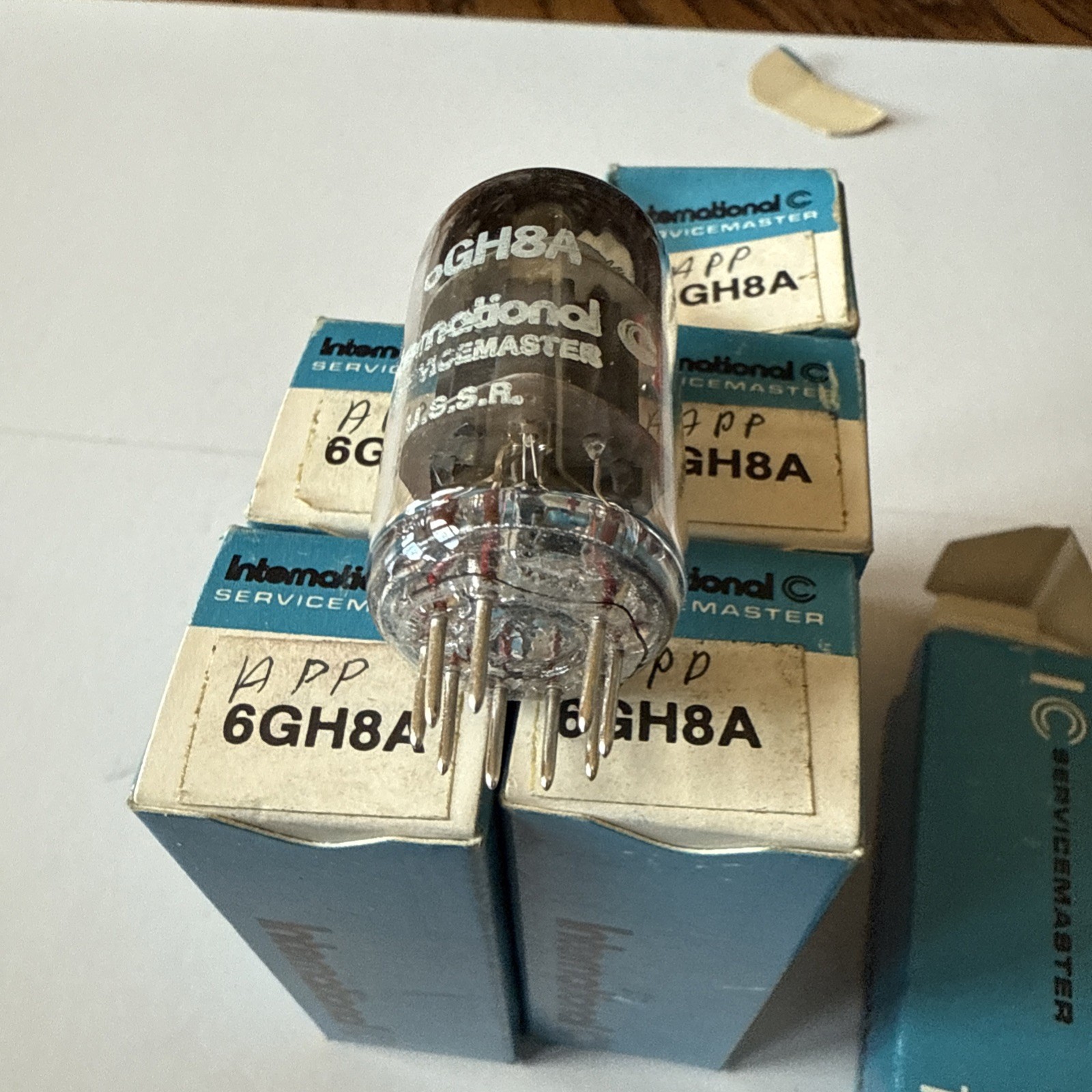 Lot Of 6: INTERNATIONAL SERVIMASTER 6GH8A VACUUM TUBE Made In USSR T13