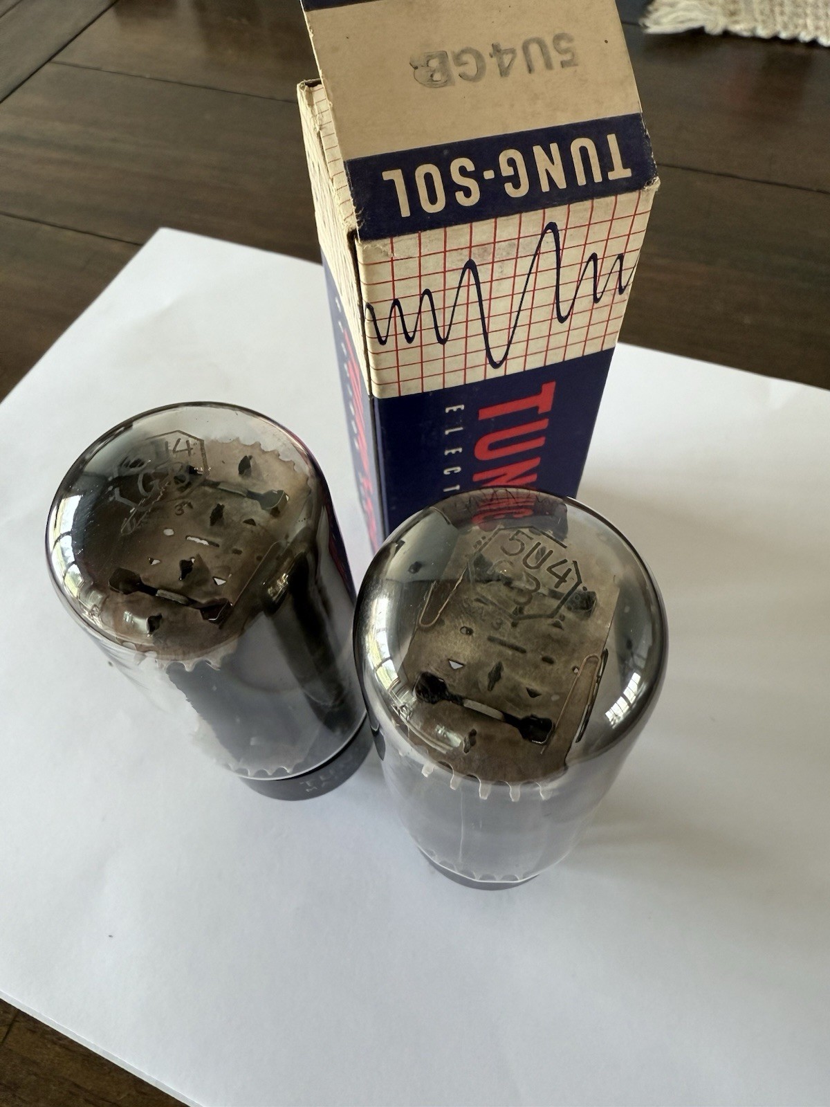 Tung Sol 5u4gb Rectifier Tubes Matched Pair