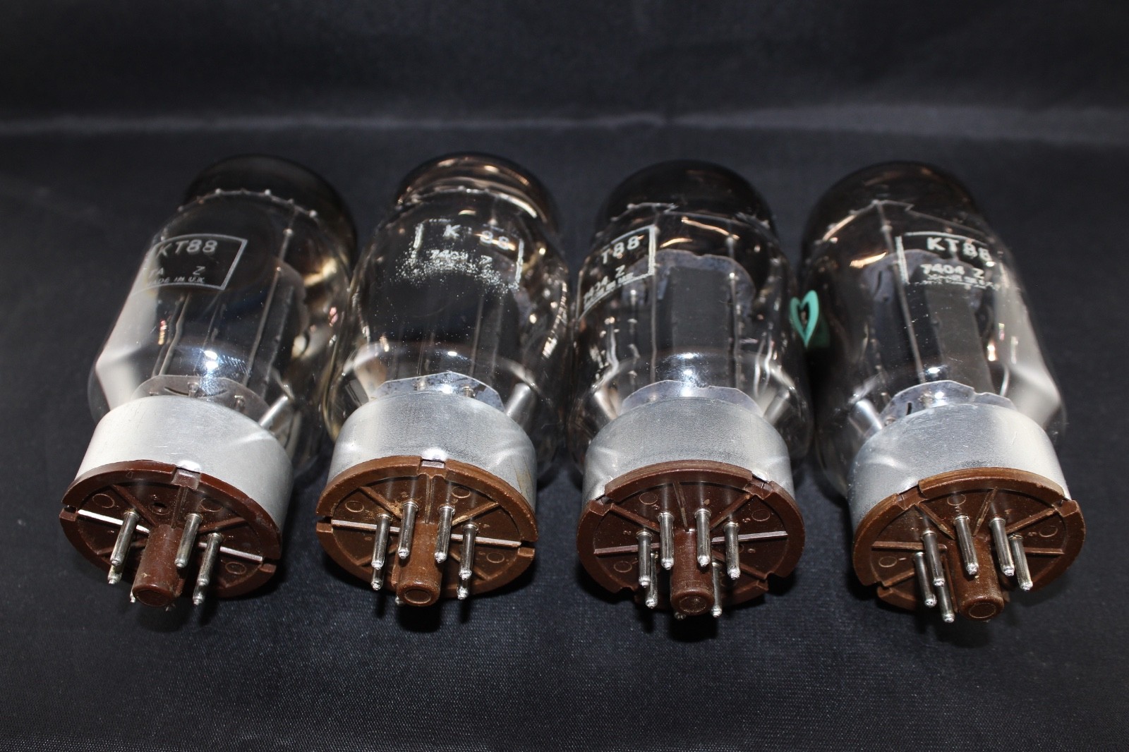 4 MINTY MATCHED Quad GEC Genalex KT88 SUPER 6550 Amplitrex TEST STRONG 92%+ NEW
