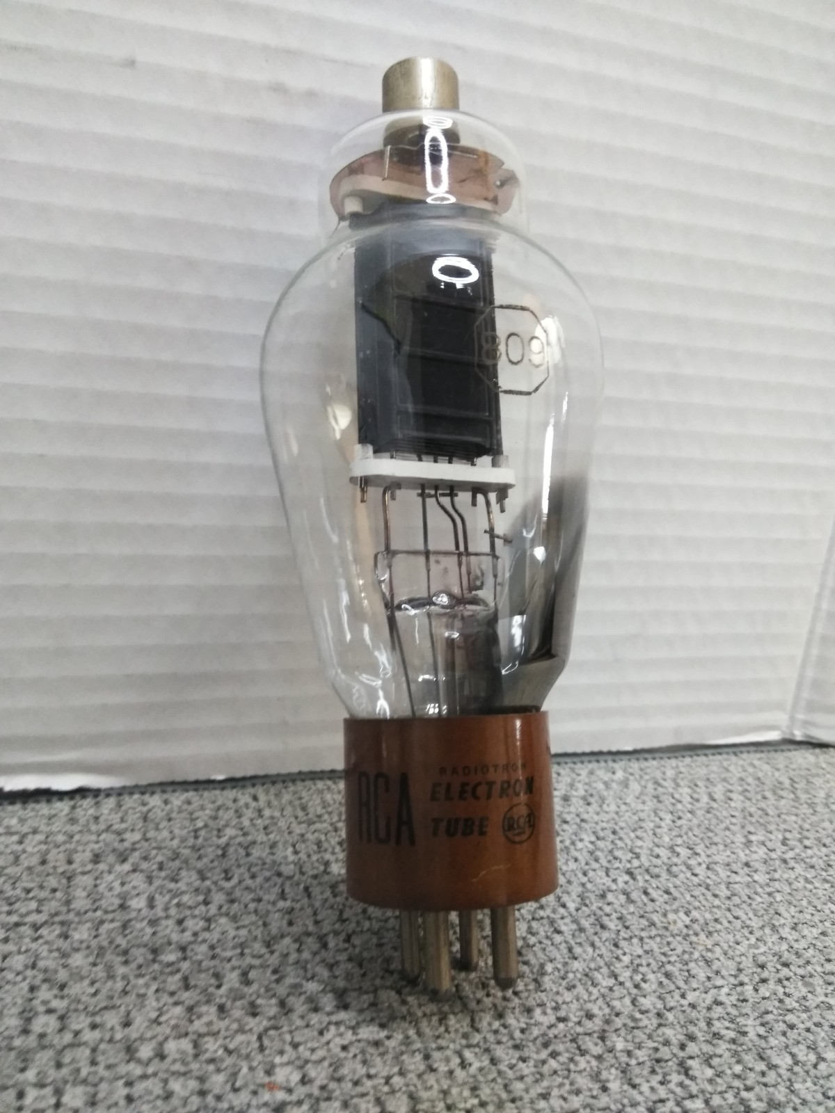 VTG. RCA RADIOTRON ELECTRON 809 VACUUM TUBE ~ USA ~