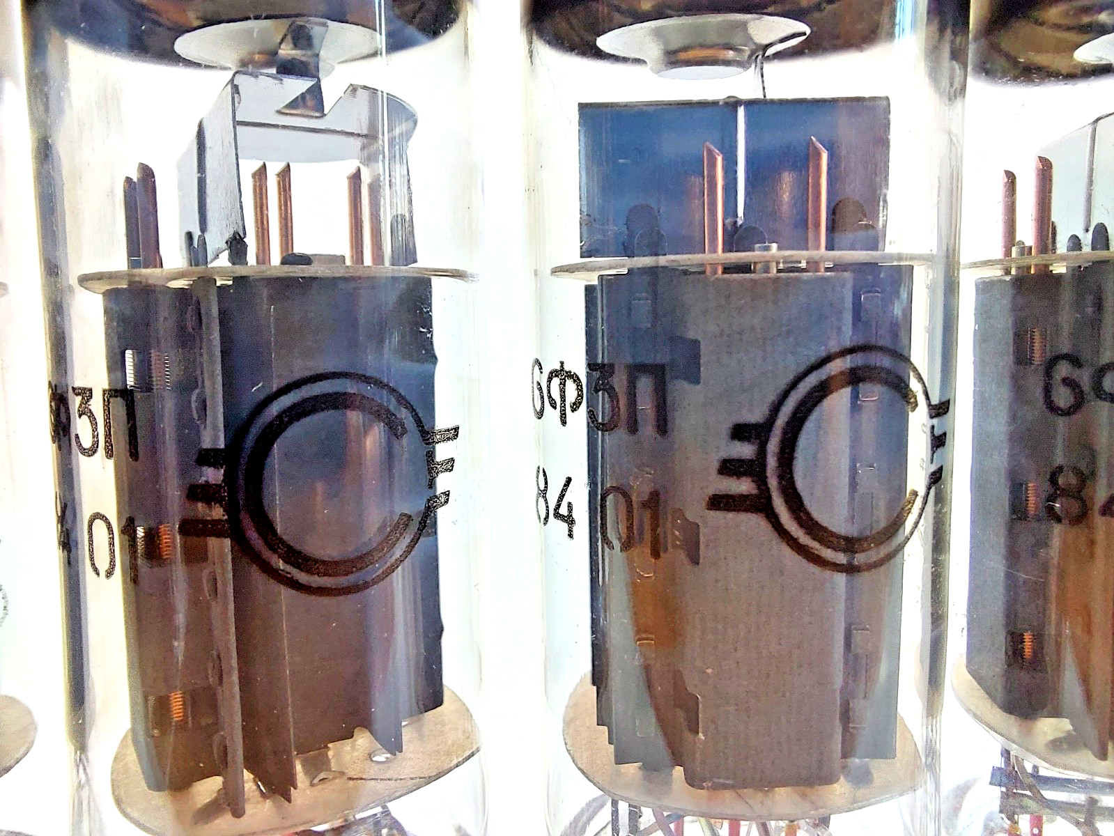 4x 6N17B-V / 6Н17Б-В MELZ + 4x 6N16B-V / 6Н16Б-В Tubes NEW NOS OTK