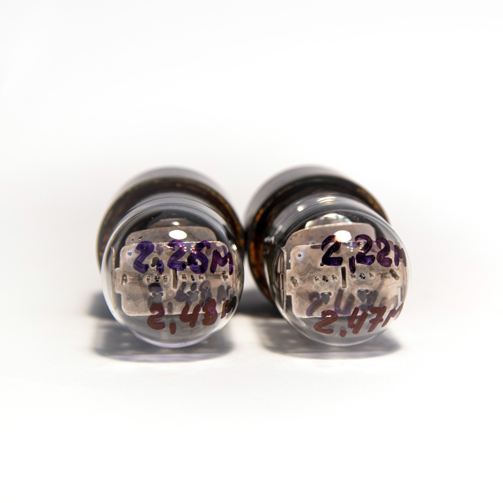 MATCHED PAIR 6N9S (6H9C) / 6SL7 / 1579 TUBES. NEW. REFLECTOR.