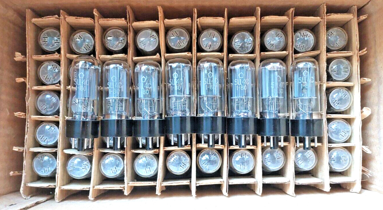 US Stock! 8x 5C4S / 5U4C / 5Z4 / 5Z4G 1980s NEW Rectifier kenotron tubes