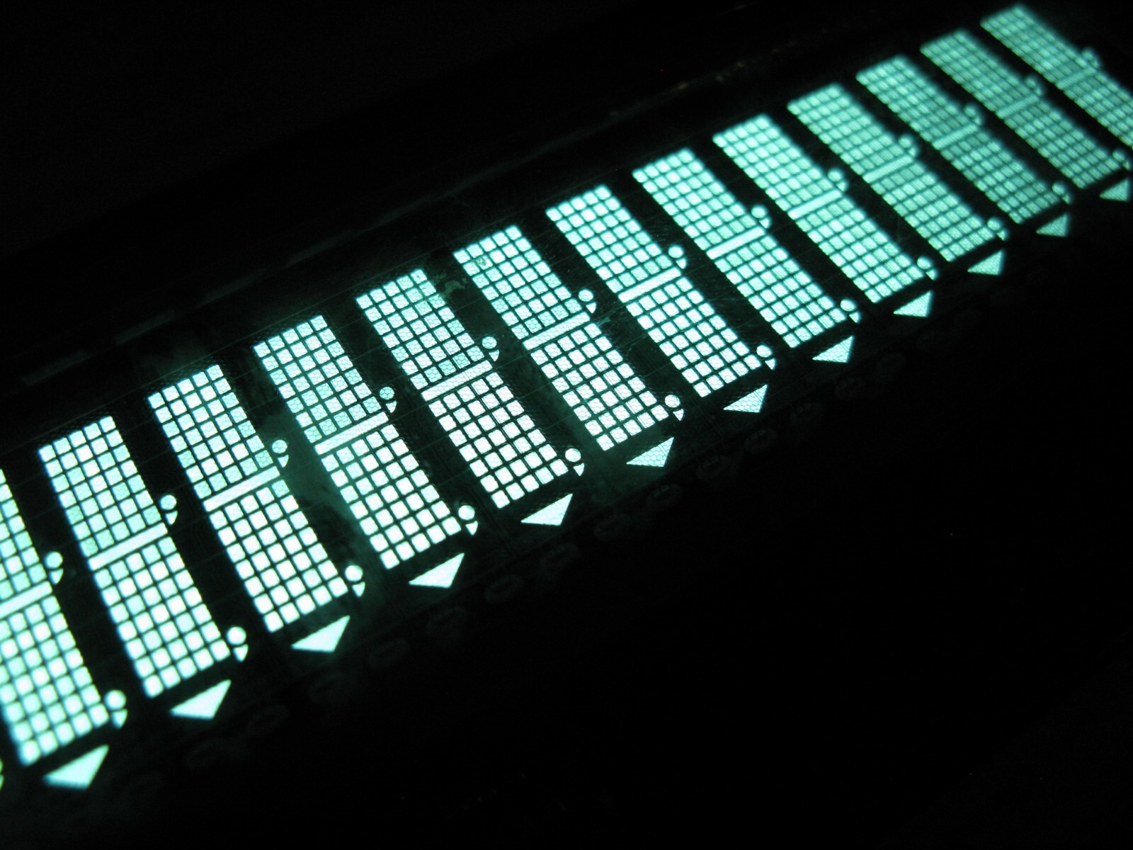 VFD 20(5×7)x2 Noritake Itron DN2029DB dot matrix tube module ≈20T201D ≈MSD 5973N