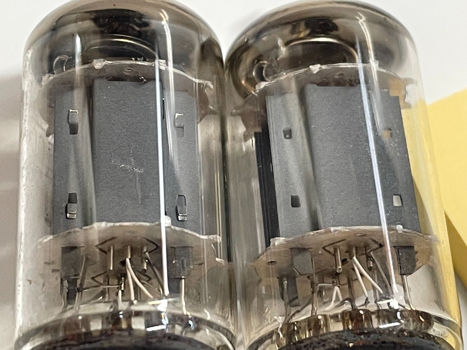 VINTAGE PAIR 12AU7 – ECC82 TELEFUNKEN MAZDA 1956 strong GM values
