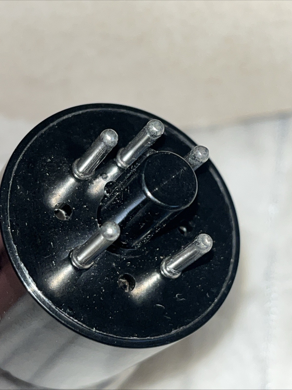 JAN CRC 5V4G RCA rectifier tube black plates Date 11-58
