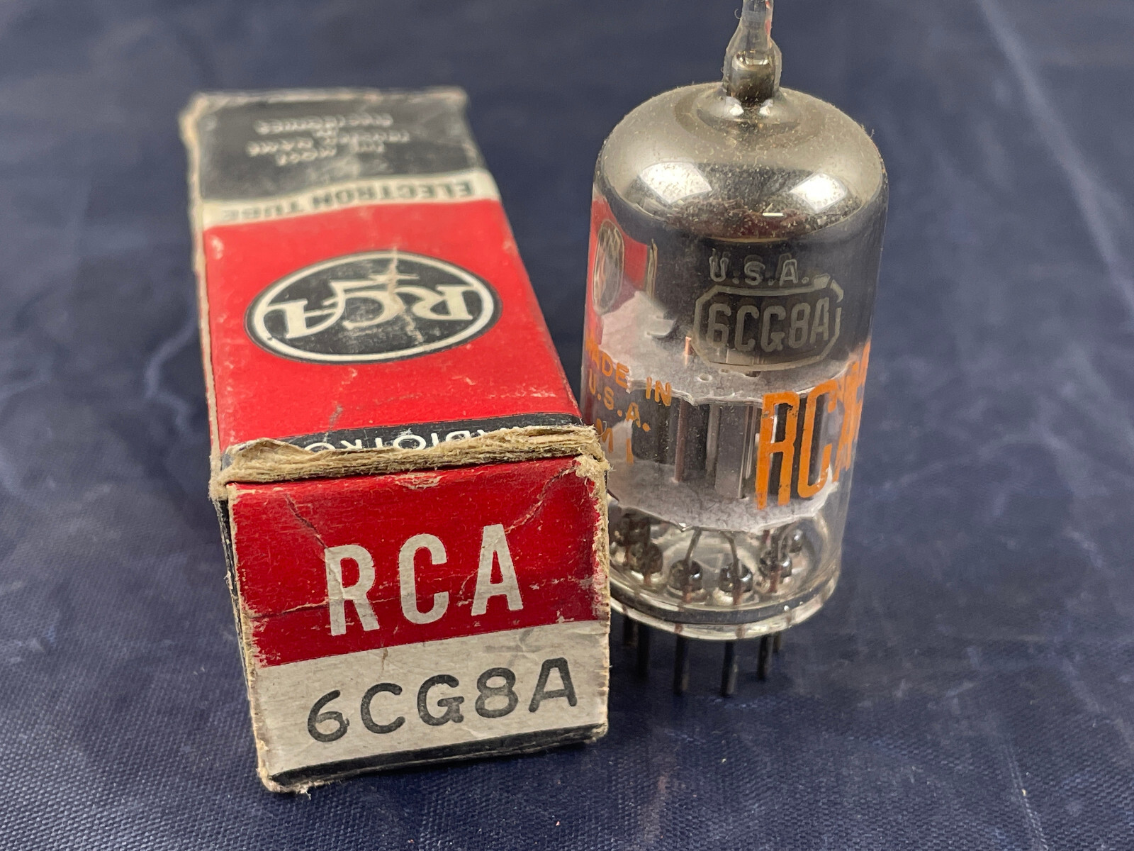 Vacuum Tubes RCA Collection Lot 6: 6dc6 rca 6dc8 6cg8a 6DE7 9AU7 6Fq5A Set #15