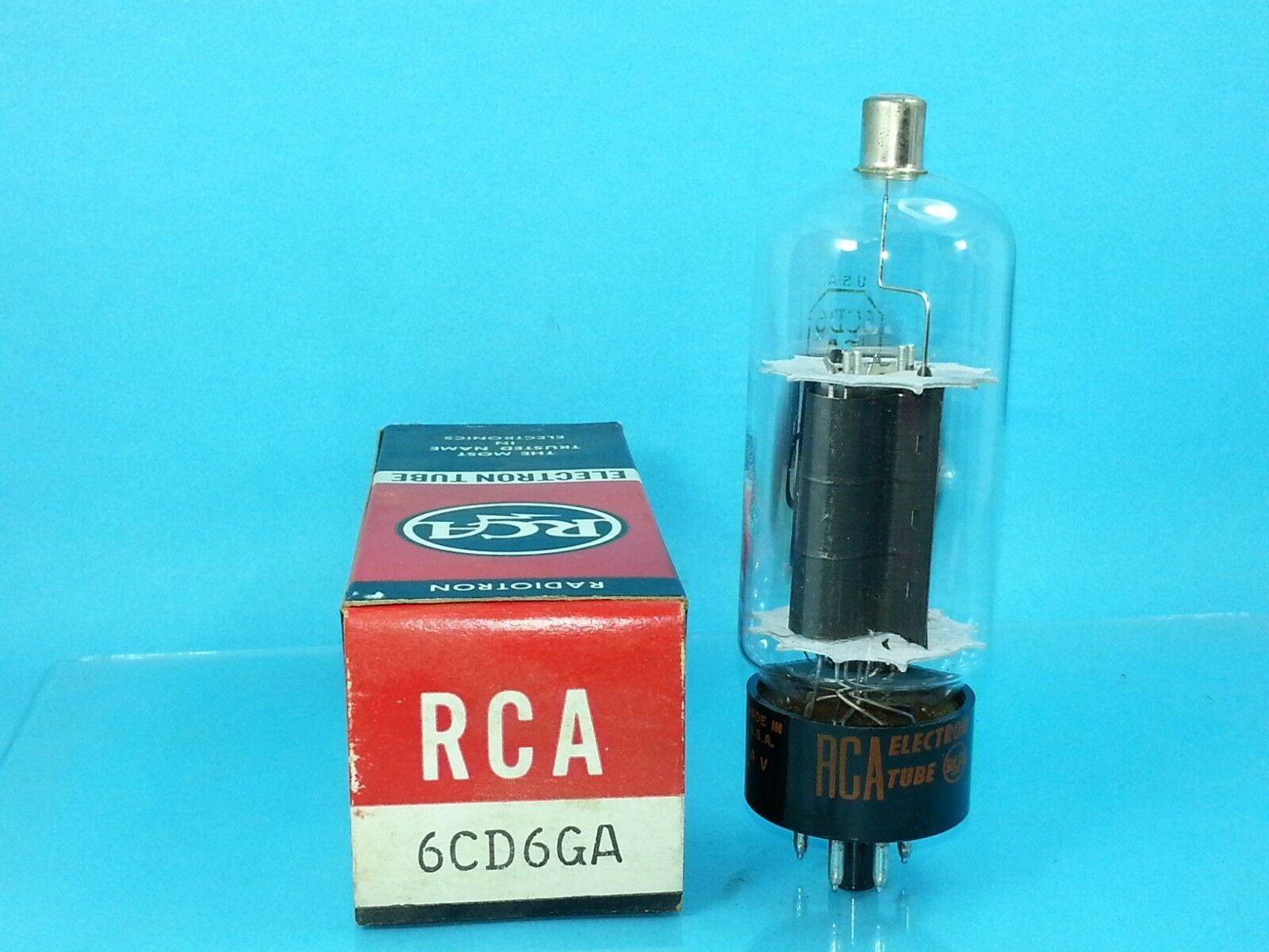 RCA 6CD6GA TUBE SINGLE NOS NIB ORIGINAL BOX