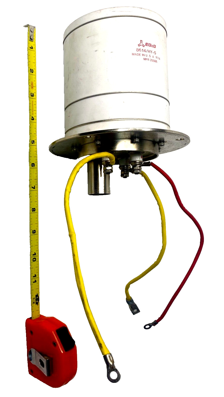 8614 HY-5 Hydrogen Thyratron Tube EG&G 5 kA @40 KV Fast Acting Hi Voltage Switch