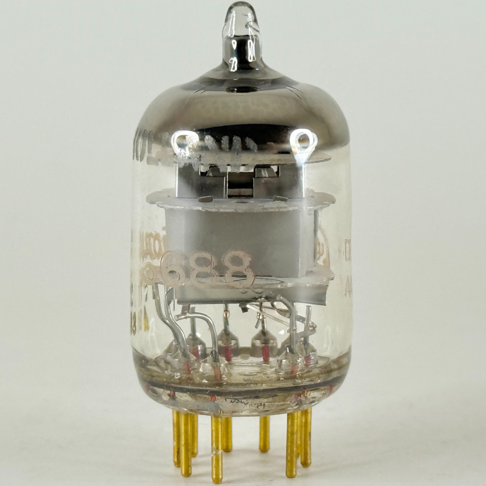 (1) Tested GE CGE 6688 Tube Gold Pins Holland with Box Date Code D4 AY