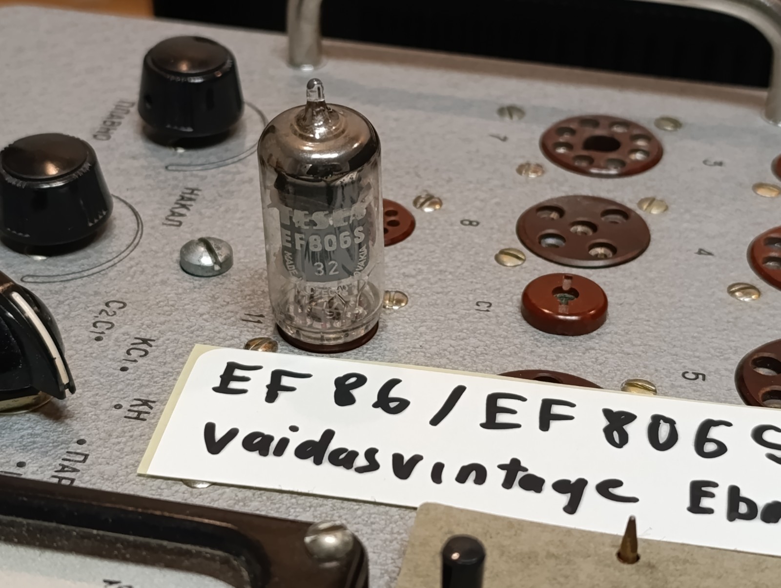 MATCHED 100% Pair TESLA EF806s = EF86 = 6267 NOS without boxes