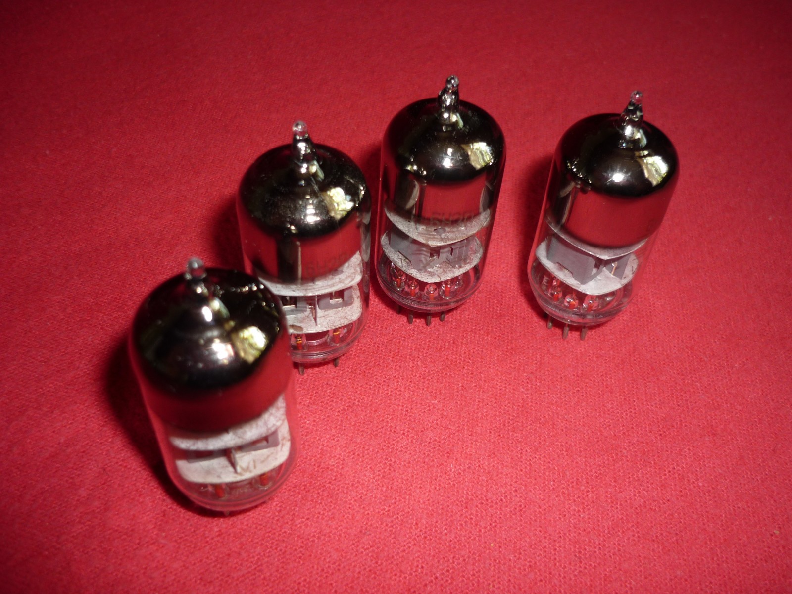 4pcs. 6N2P / 6Н2П ~ 6CC41 Double triode. NEW. SAME DATE 1973