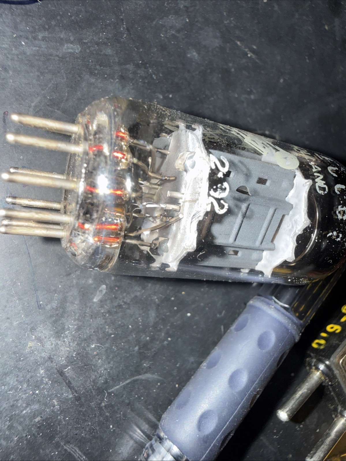 Amperex 12AX7 ECC83 Bugle Boy Tube From Working Ham Radio