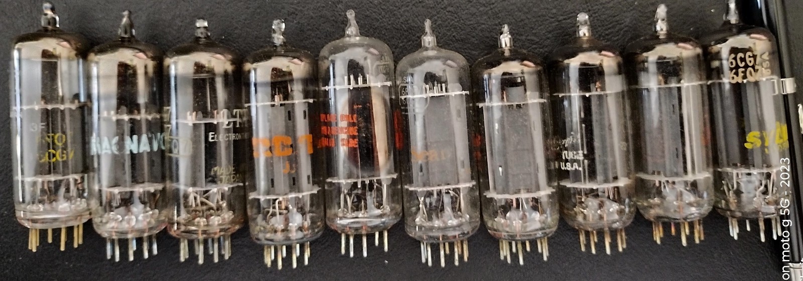 10 pc lot of 6FQ7/6CG7 Sylvania,RCA,GE, Matsushita