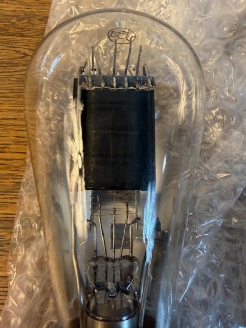 Vintage RCA UX-250 Vacuum Tube Globe Radio Tube Untested Antique Electronics