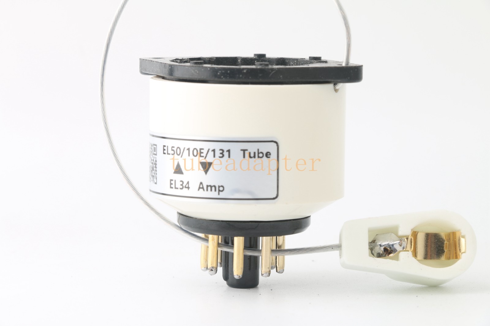 1pcs EL34 6L6 (amp socket) to EL50 10E/131 4654 tube converter adapter