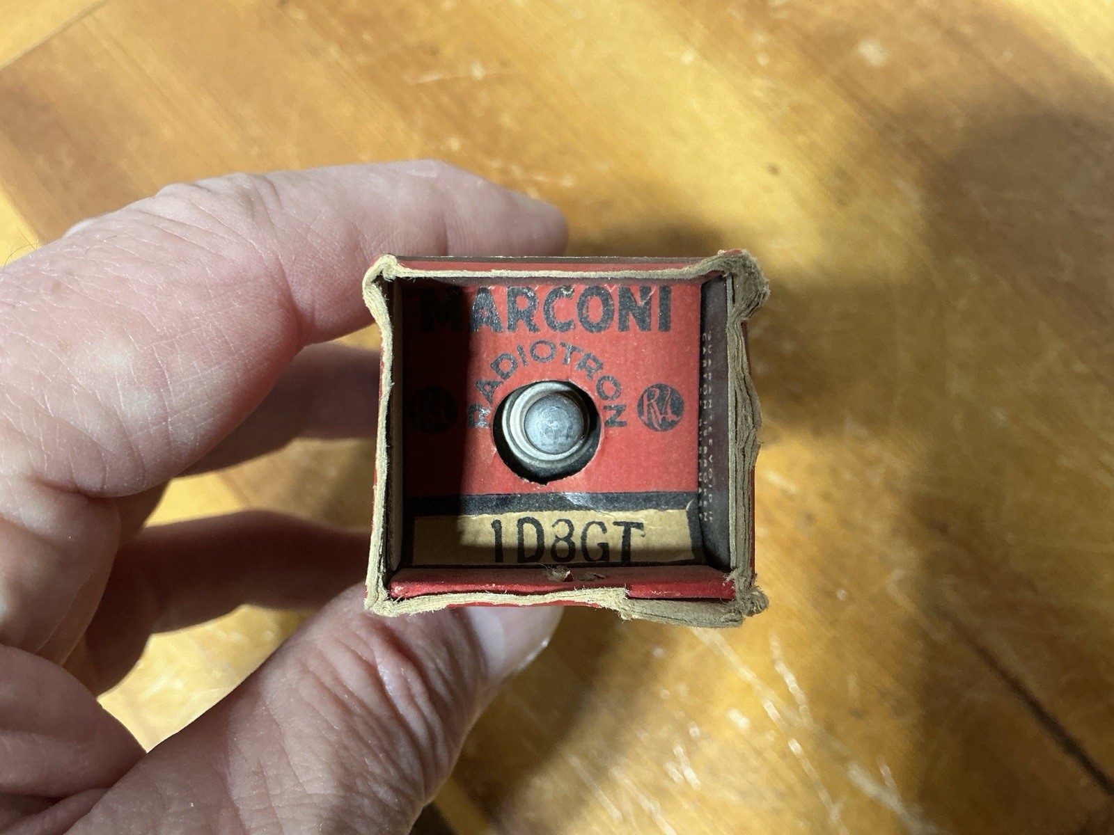 MARCONI RADIOTRON VACUUM TUBE 1D8GT / VT148 NOS SEALED IN BOX Canadian Co. Rare