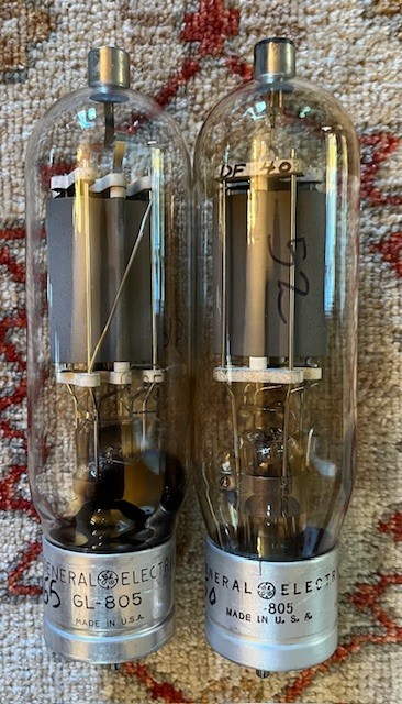 GE 805 Amplifier Tubes Amp Triode R25-56