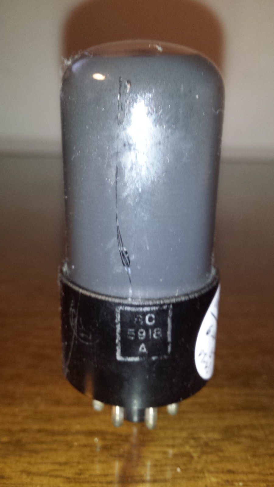 ⭐USA⭐1946 TESTED NEW NOS RCA 6SN7 GT VT-231 6SN7GT GRAY SMOKED GLASS Tube TV7
