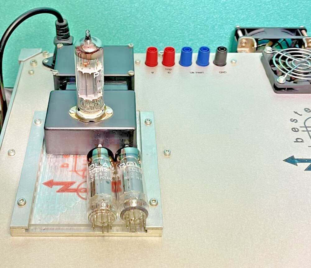 PAIR ECL82 /6BM8/6F3P/6PL12 POLAM TESTED WITH ROETEST V10 BY CURVES / NEW