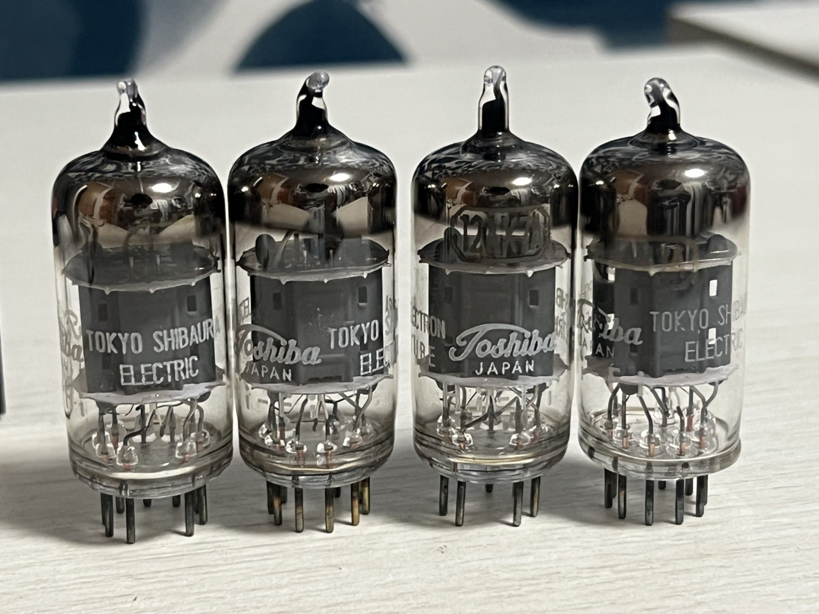4 x 12AX7A TOSHIBA HI-FI TESTED Vacuum Tube