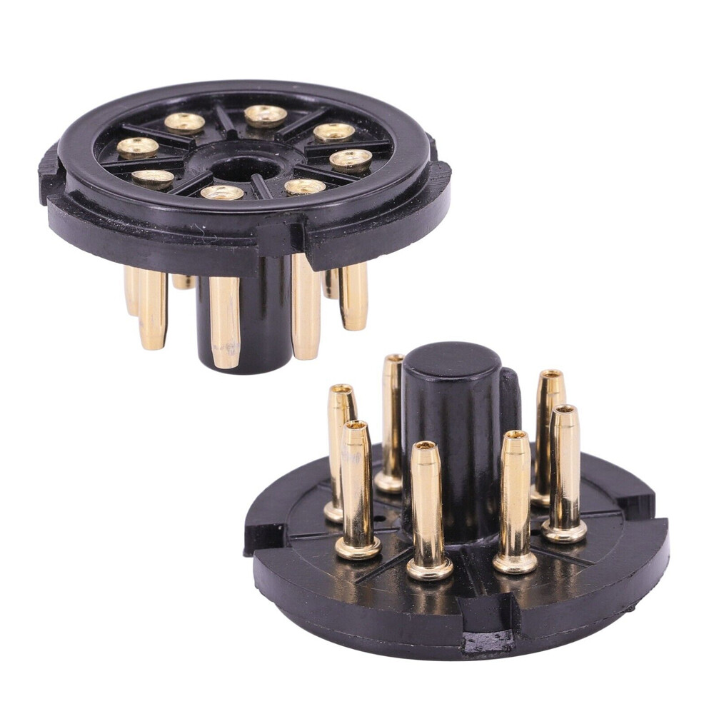 10PCS K8A 8Pin Tube Socket For KT88 EL34 6550 6CA7 6SN7 Valve Base Audio HIFI
