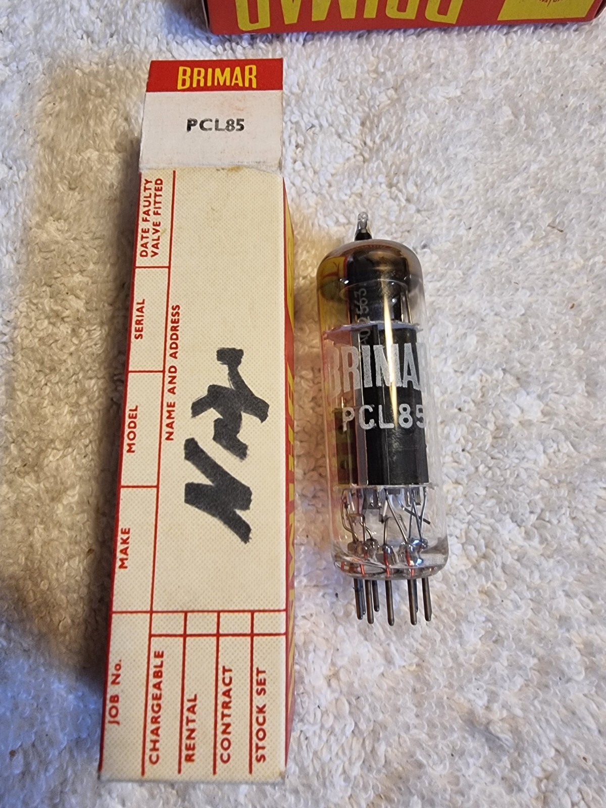 PCL85 – 18GV8 Brimar tube NOS