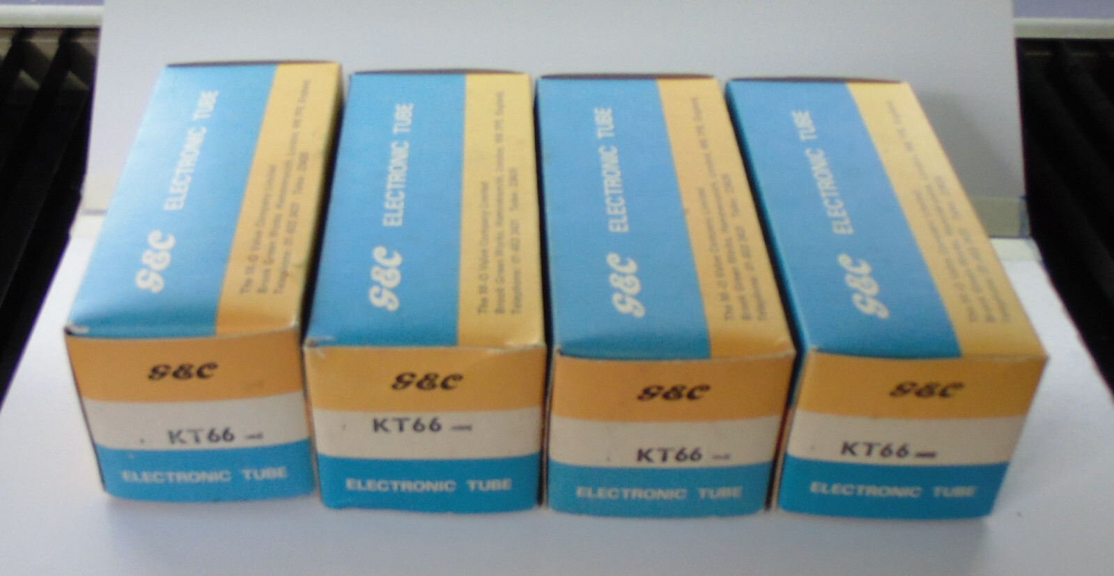 GEC KT66 tube QUAD same batch NIB NOS