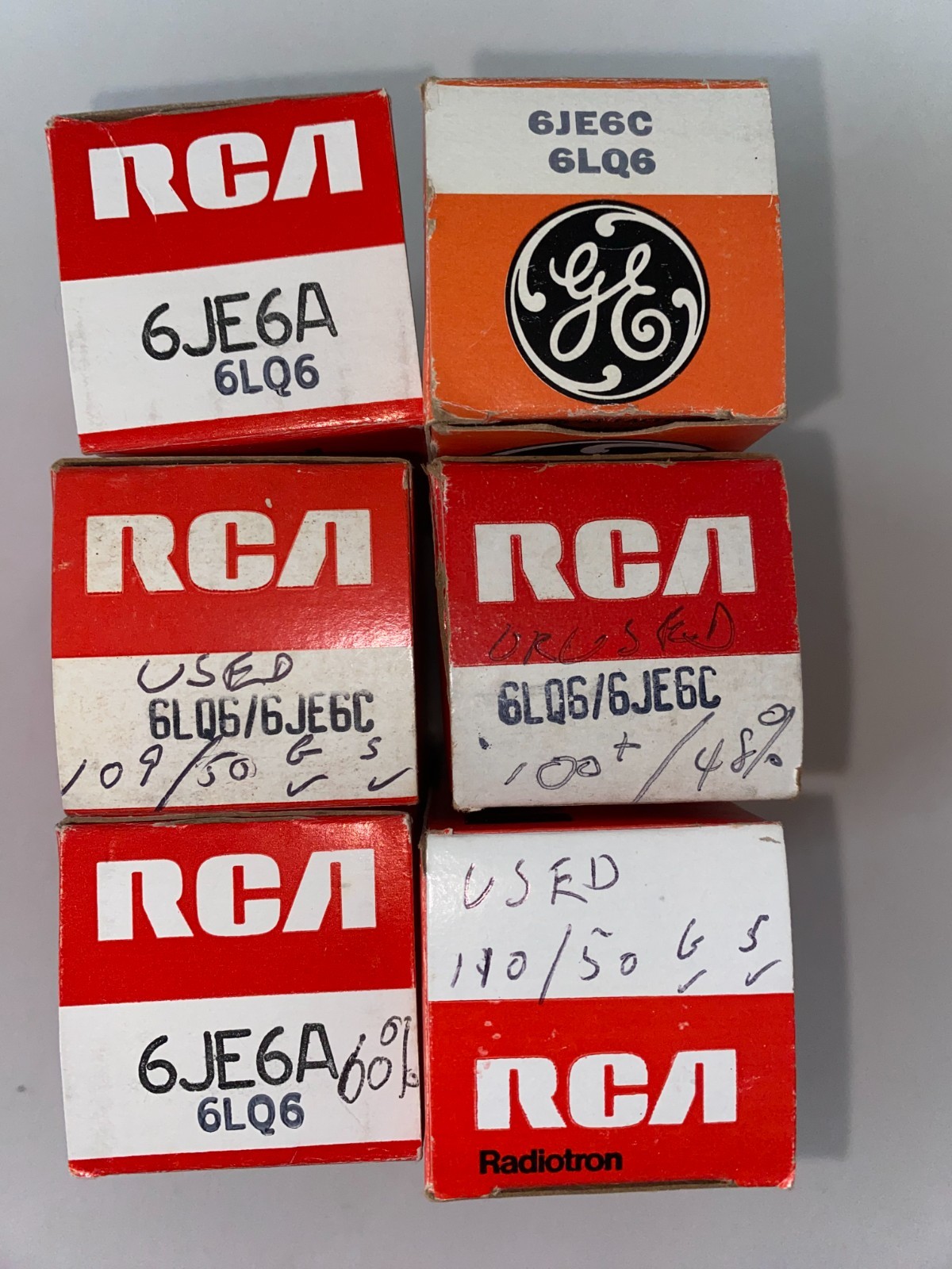 6LQ6 / 6JE6 Vacuum tubes used