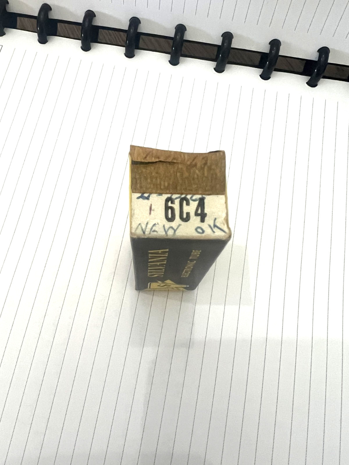 NOS Sylvania 6C4 Vacuum tube