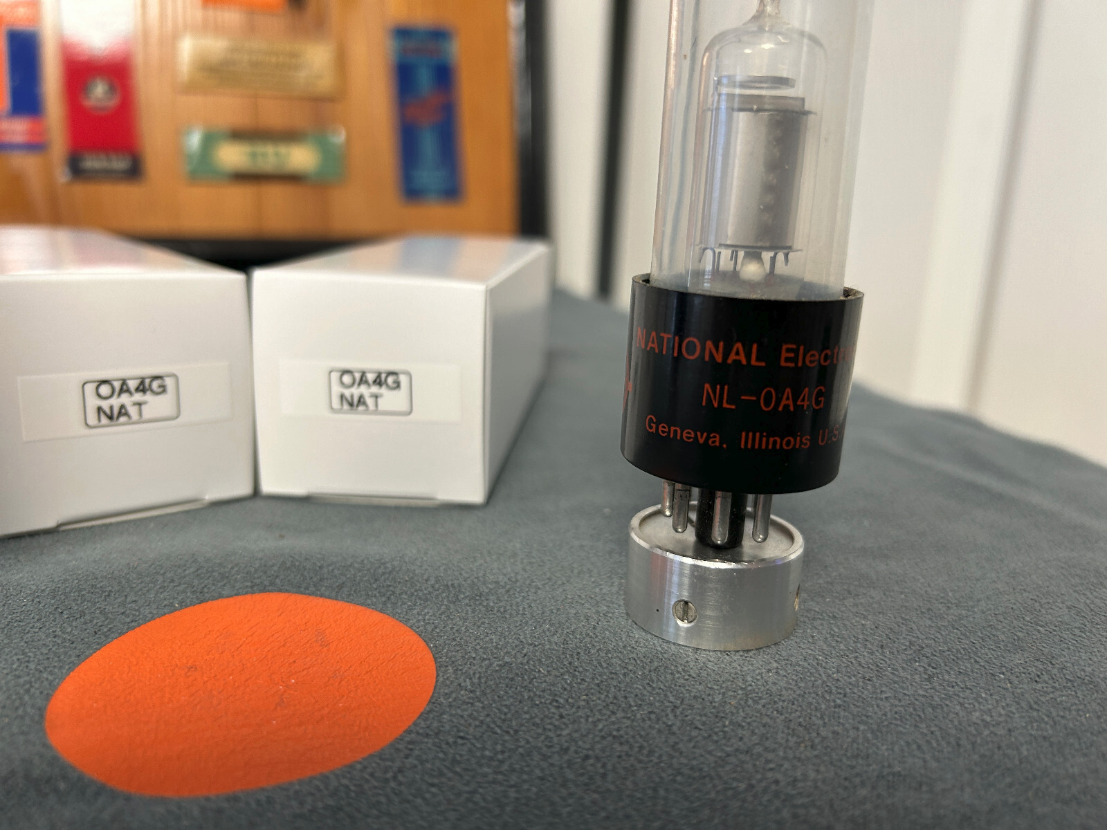 Pair of National Electronics OA4G Tubes – NOS – Triplett Verified – See Pictures